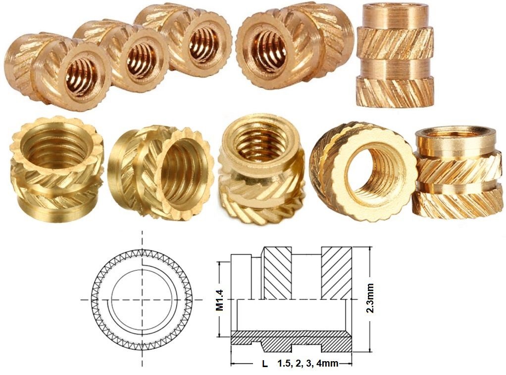 Inserto Roscado M1.4
